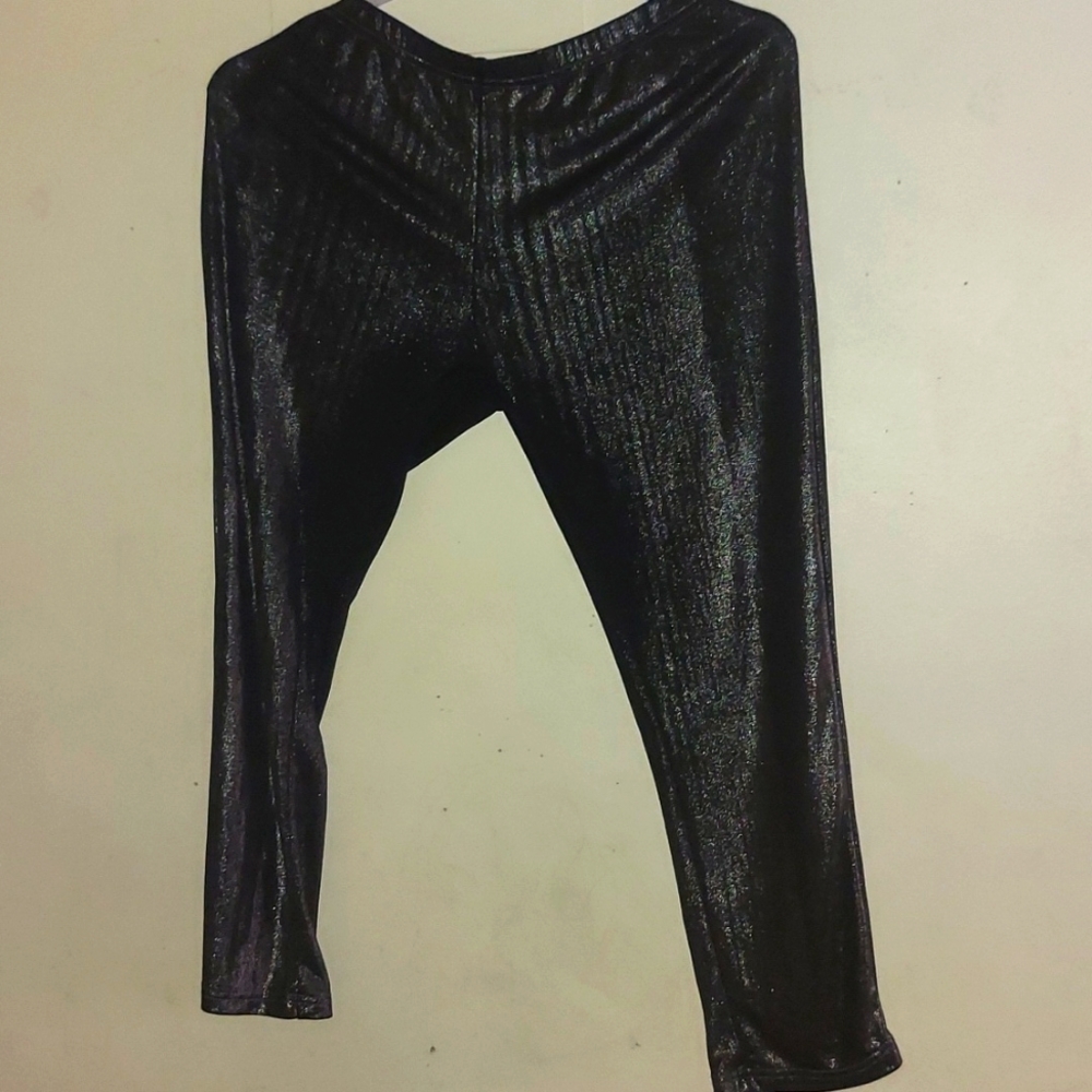 BNWOT SIZE XL STRETCHY SHIMMERING LEGGINGS